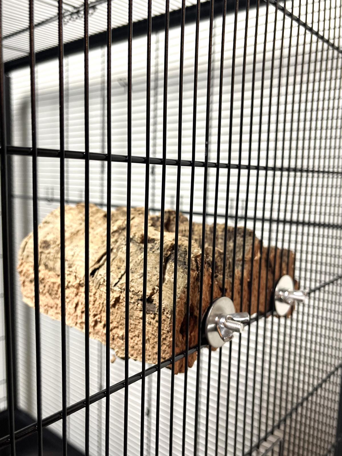 Vogelsitzbrett aus Kork