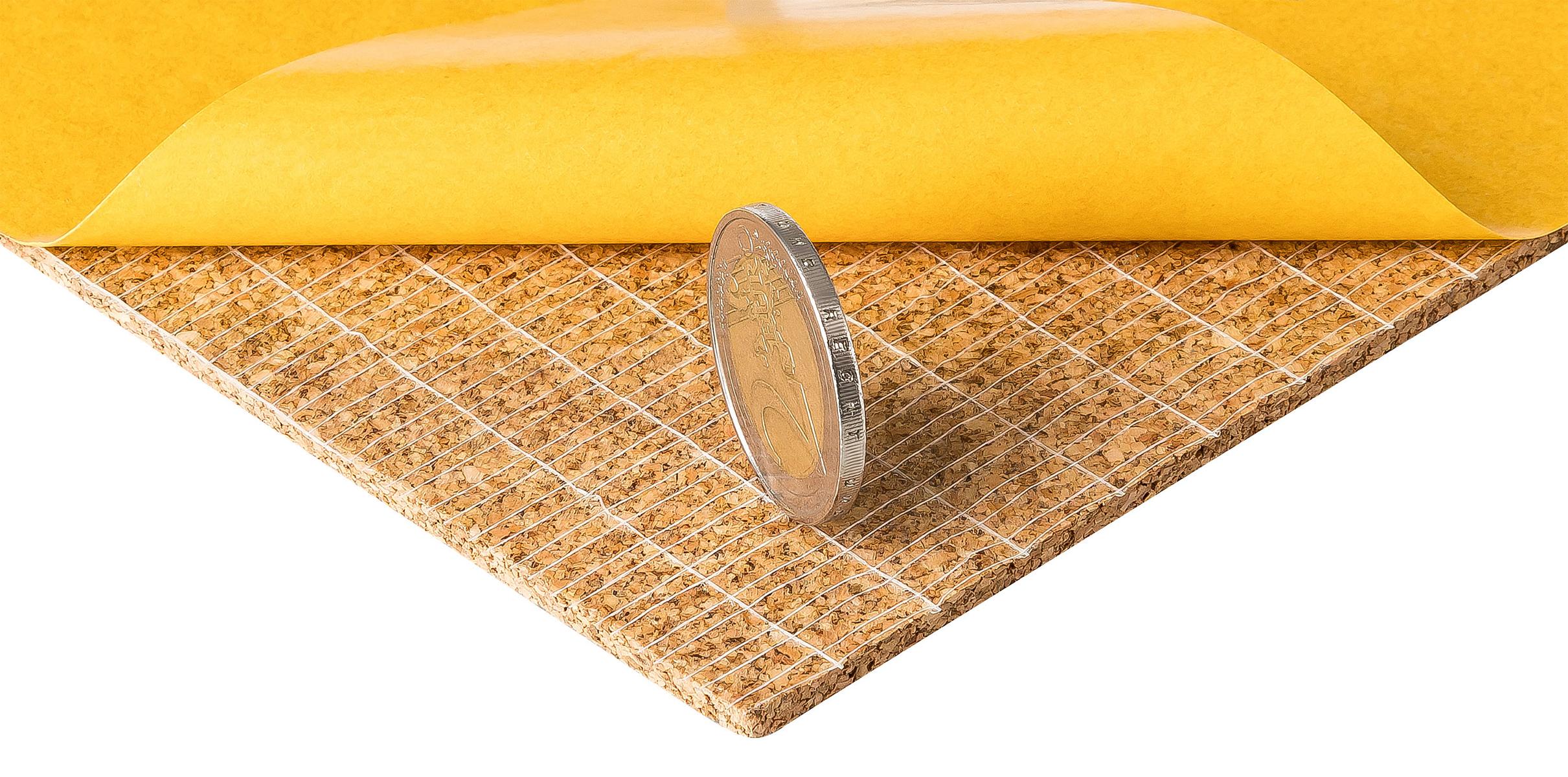 3er Pack Korkpads | 250x200x3 mm wahlweise selbstklebend zum Basteln oder als Mini-Pinnwand