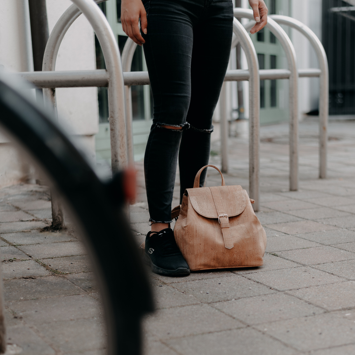 Rucksack aus Kork für den Alltag