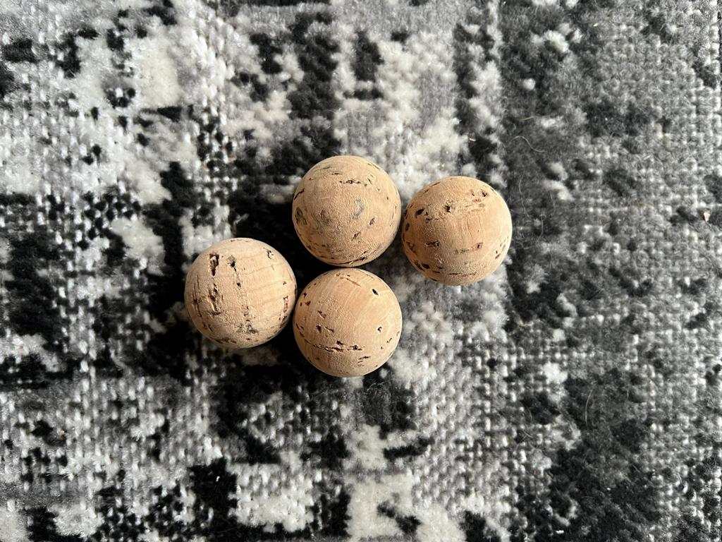 Kugeln aus Naturkork