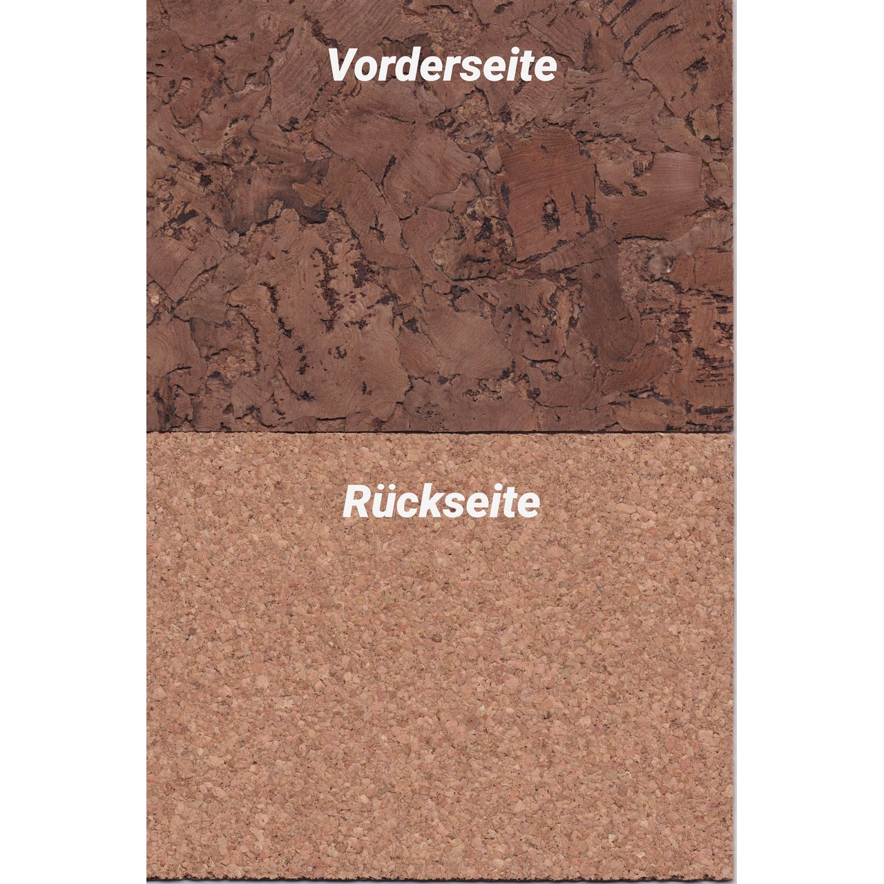 Wandverkleidung aus Kork 60x30 cm – Marmor-Optik in braun