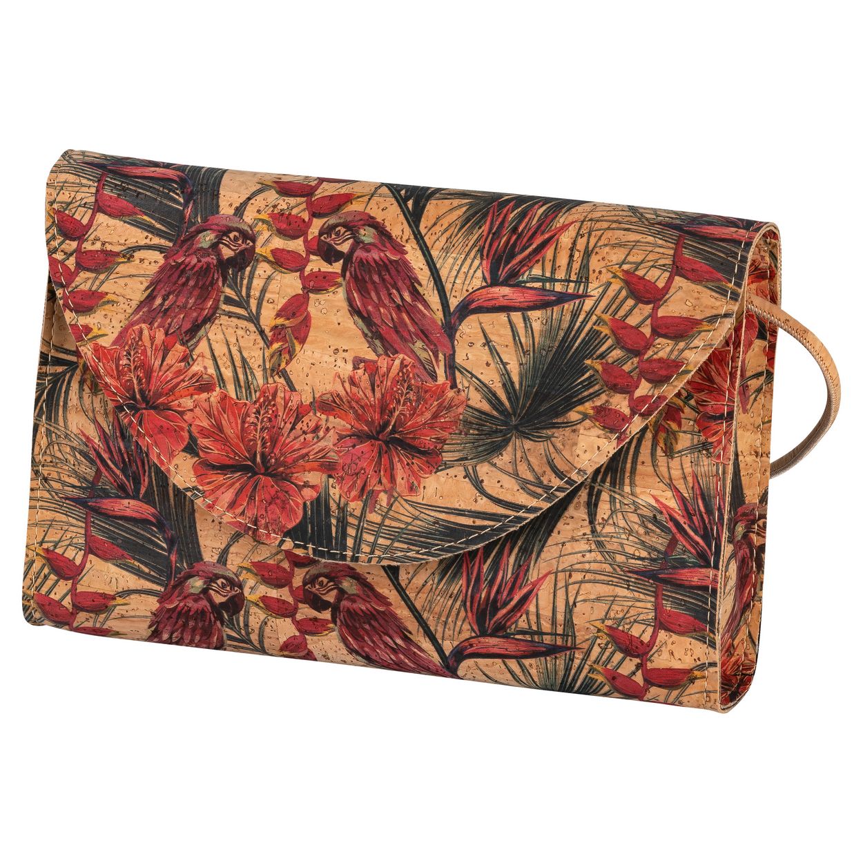Vegane Clutch bunt