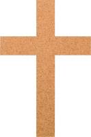 Kork-Pinnwand Kreuz