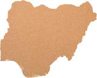 Kork-Pinnwand Nigeria
