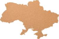 Kork-Pinnwand Ukraine