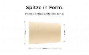 Spitze in Form.