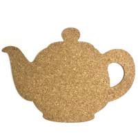 Kork Pinnwand "Teekannen-Form"