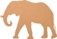 Kork-Pinnwand Elefant