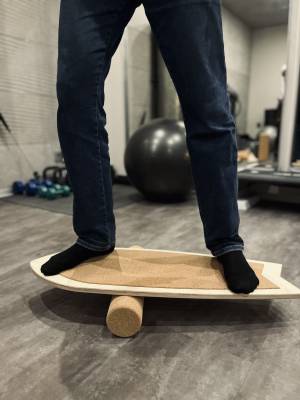 Surf-Balanceboard mit Korkrolle