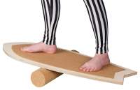 Balance Board im Surfer-Style mit Korkrolle für Sport