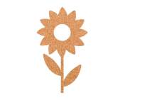 Kork-Pinnwand Sonnenblume