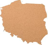 Kork-Pinnwand Polen